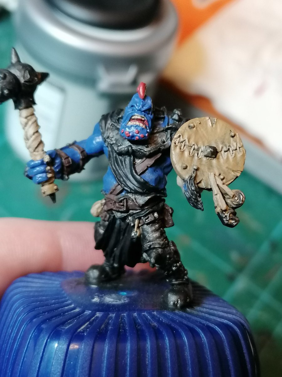 LuckGod84's tweet image. Got some progress done on the #Trollkin vs #Skorne #diorama tonight.
Nice to be painting again
@privateerpress
#wip #Warmachine #Hordes #PlayItPainted