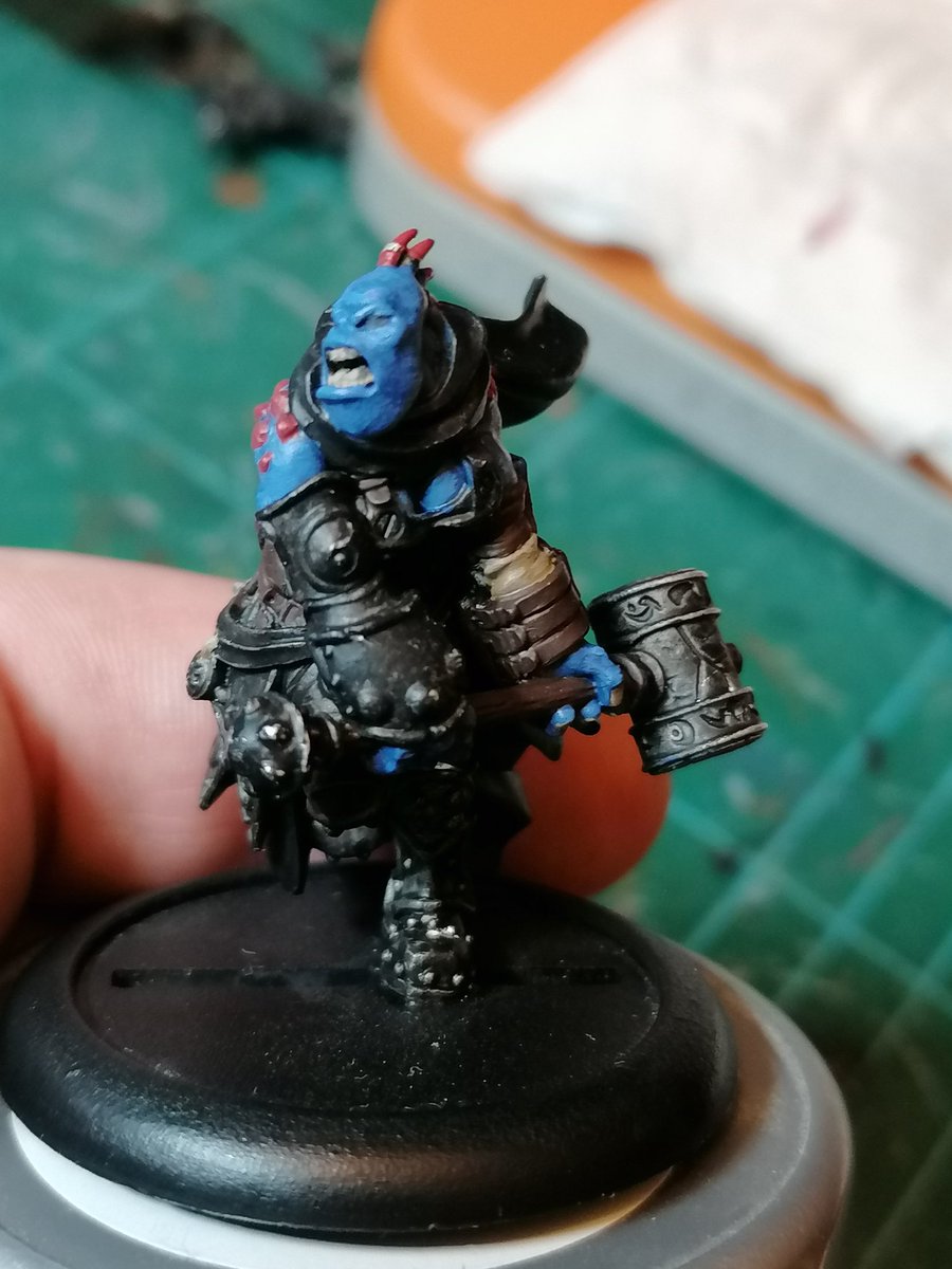 LuckGod84's tweet image. Got some progress done on the #Trollkin vs #Skorne #diorama tonight.
Nice to be painting again
@privateerpress
#wip #Warmachine #Hordes #PlayItPainted