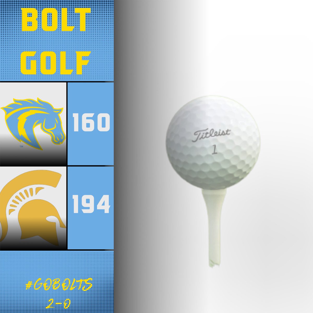 LightridgeHS_AD's tweet photo. Bolt golf improves to 2-0 with 160-194 over BRH. C Johnson is medalist shooting 38. https://t.co/51gTrj3DKg