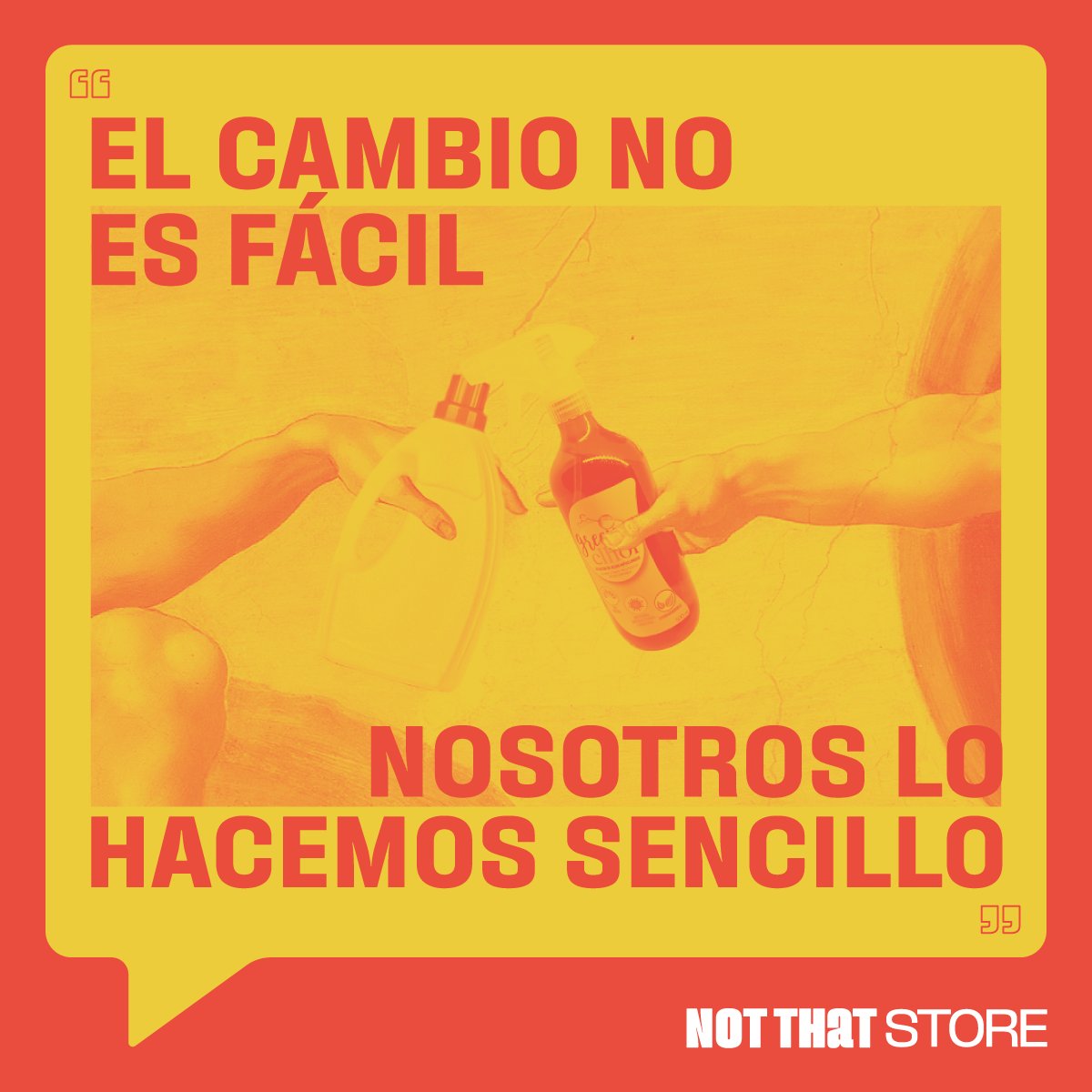 NotThatStore's tweet photo. #NotThatStore es esa tienda que te permite verificar la sostenibilidad de todo lo que compras. ¡Nuestro gran deseo es que tu camino hacia un estilo de vida más amigable con el planeta sea más #fácil y conveniente!

#consumoresponsable #vidasostenible #quote https://t.co/wDQlWFuFZW