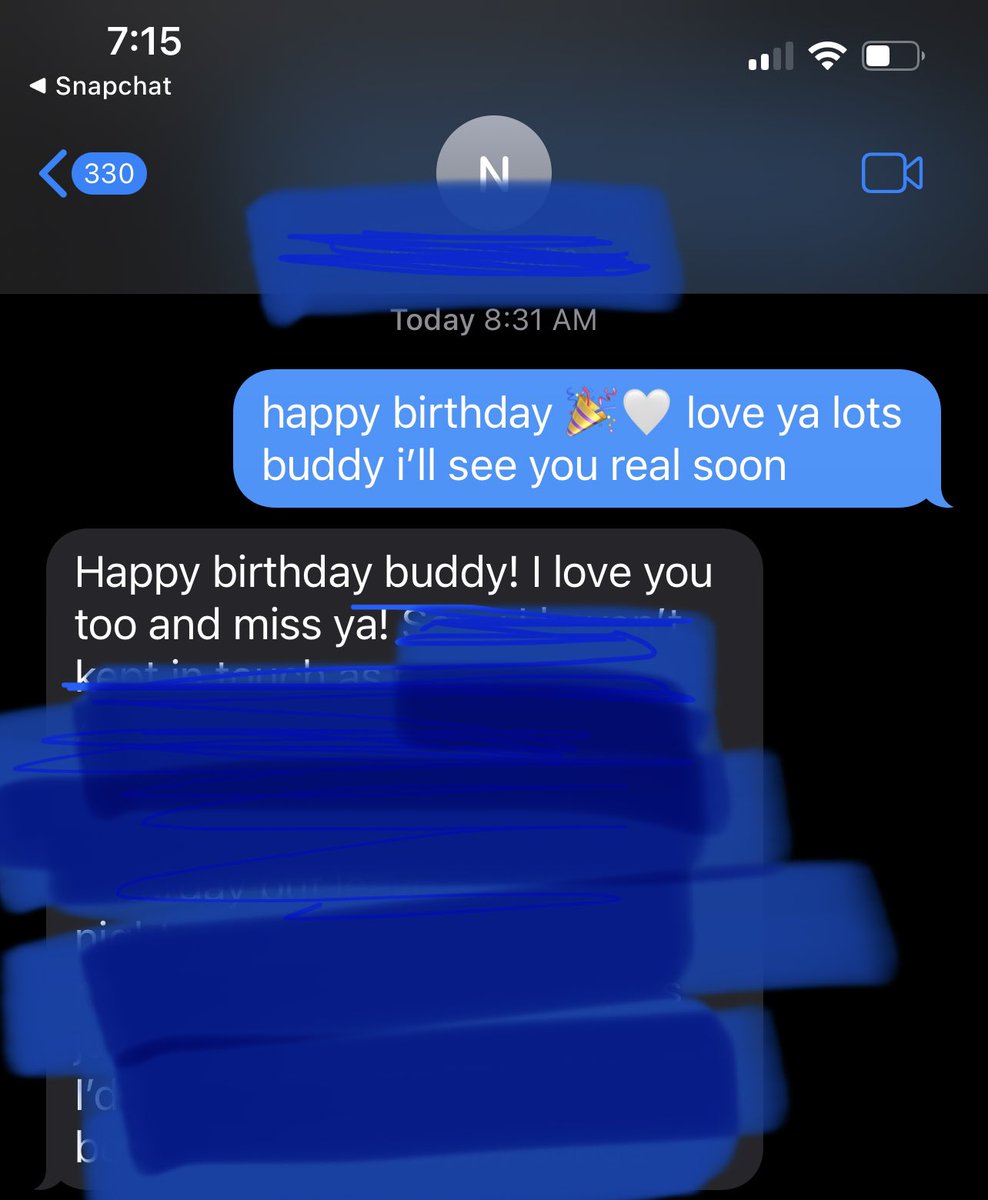 Erika_Everett's tweet photo. I texted my friend happy birthday and he was so high he said it back https://t.co/JndDXme2AI