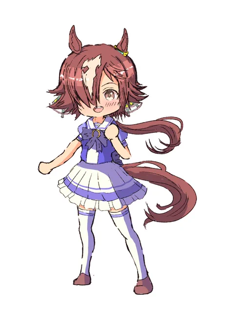 #ウマ娘 #ウマ娘プリティーダービー #ぱかチューブ #デレステ #ウォッカあと1週間でウマ娘が1.5周年～カウントダウンログインボーナスと無料ガチャは嬉しい～あとウマ娘のイラストを近々投稿予定です～とりあえずチビキャラウォッカ～ 