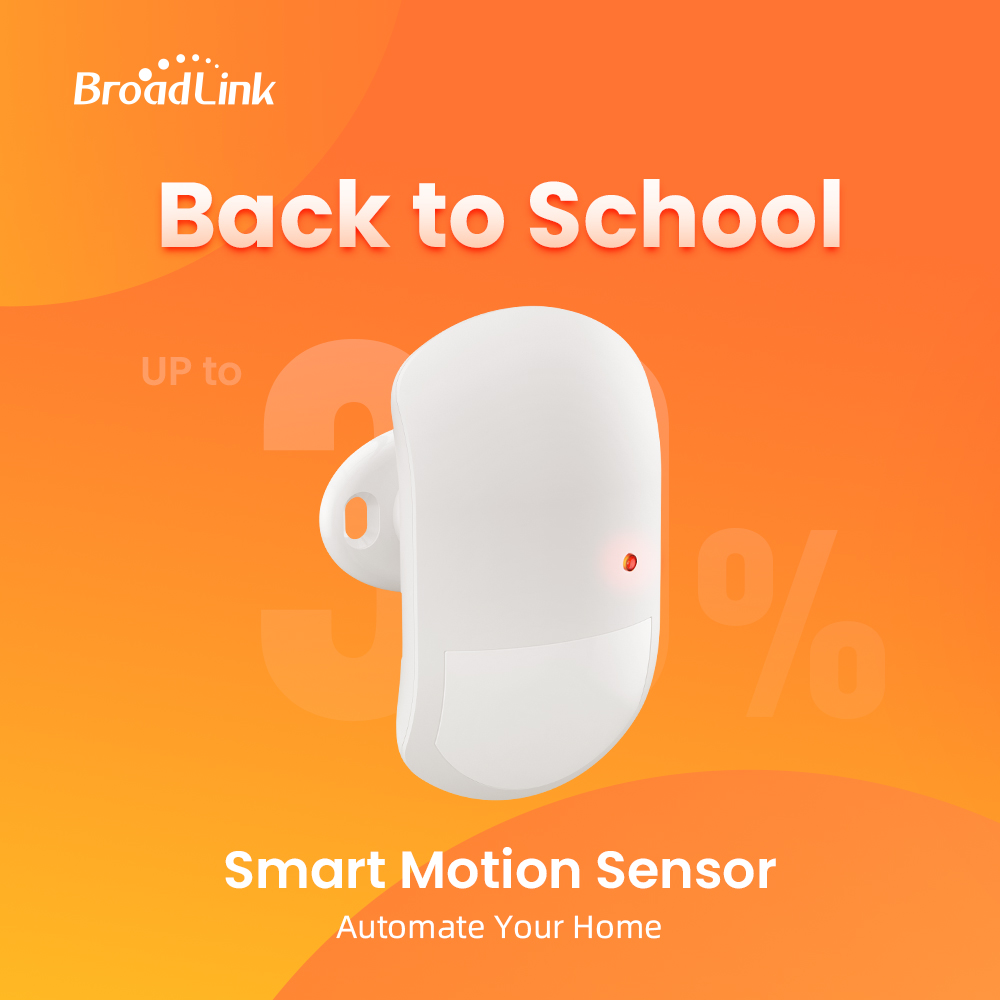 broadlink_intl's tweet photo. Use #BroadLink sensors to trigger other devices and automate your home!
Our Back to School sale is still going on😝. Save with #BroadLink and make your home smarter.
✨Shop via Amazon: https://t.co/5D8hRe838L
#backtoschool #smarthome https://t.co/aOmnZMQvqJ