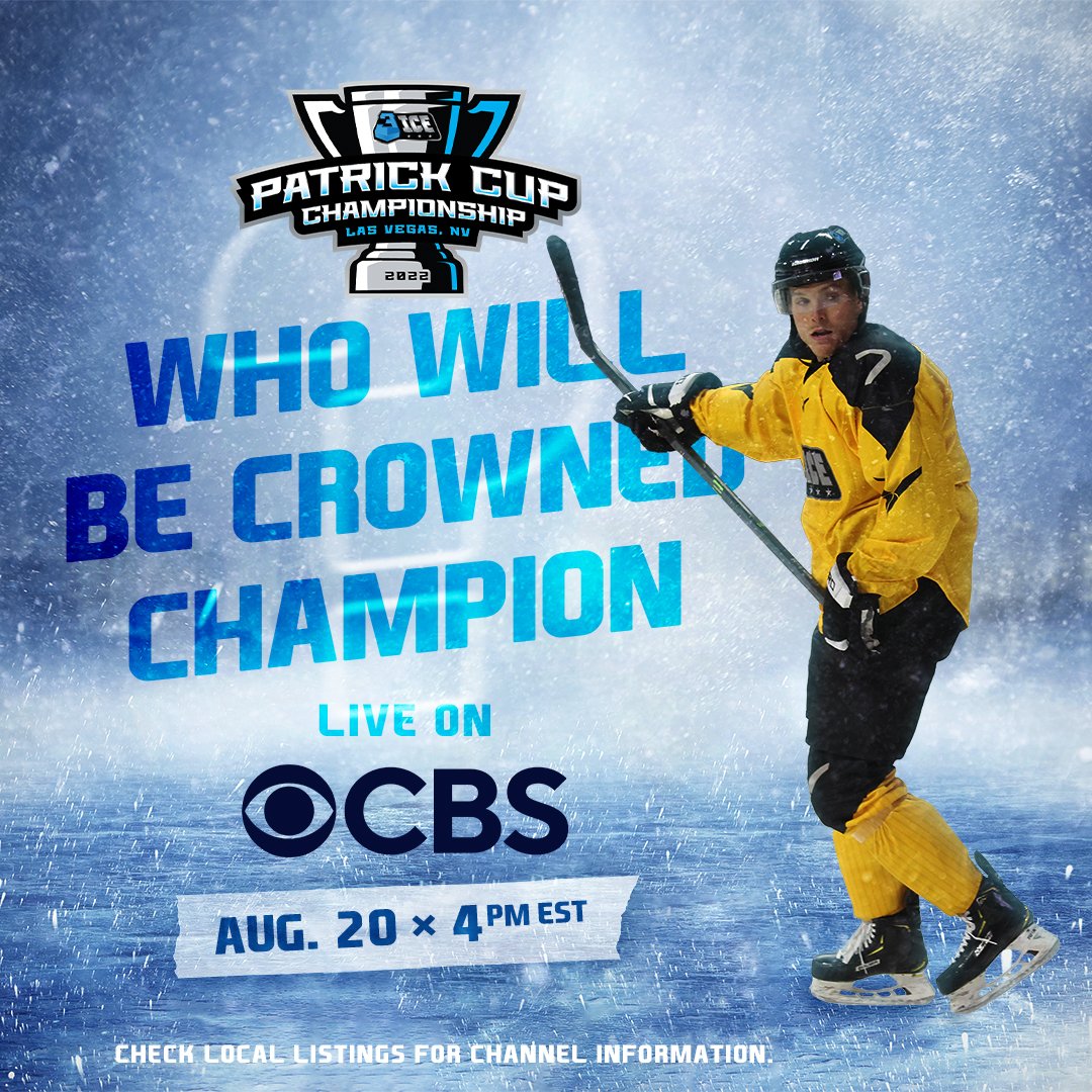 3IceHockey's tweet photo. One team. One million dollars. Tune in this Saturday on @CBS to find out who will take the #PatrickCup! π₯ https://t.co/0dPU7Hg8U1