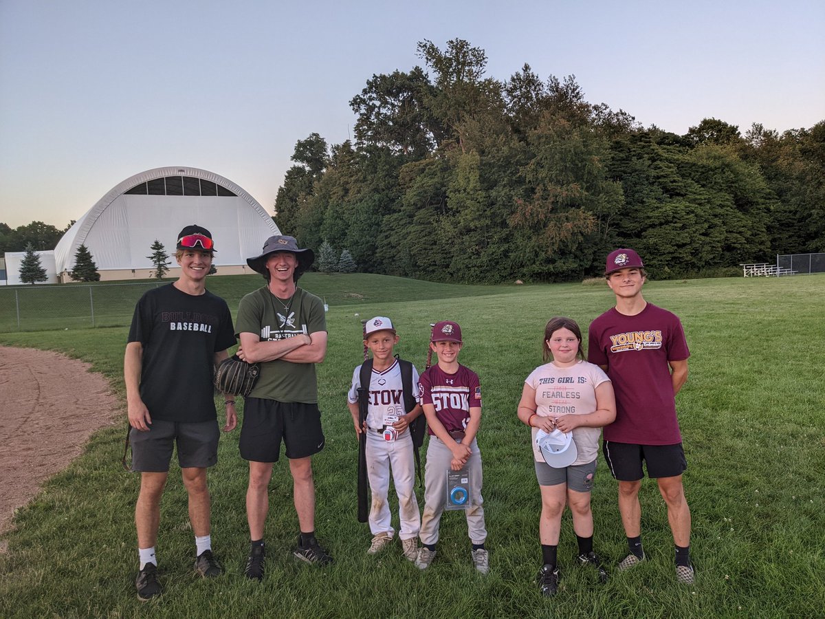 2022 Camp Award winner for our 9-10 group. Great job everyone! <a href="/dmisitig/">Dan Misitigh</a>
<a href="/StowYouthBB/">Stow Youth Baseball</a> <a href="/SMFSchools/">SMFSchools</a>
<a href="/StowTravelDawgs/">Stow Travel Baseball</a> <a href="/SMFSports/">SMFSports</a>

Best defender: Kellen Naylor
Best effort: Mason Reese
Best attitude: Lillian Wegelin
