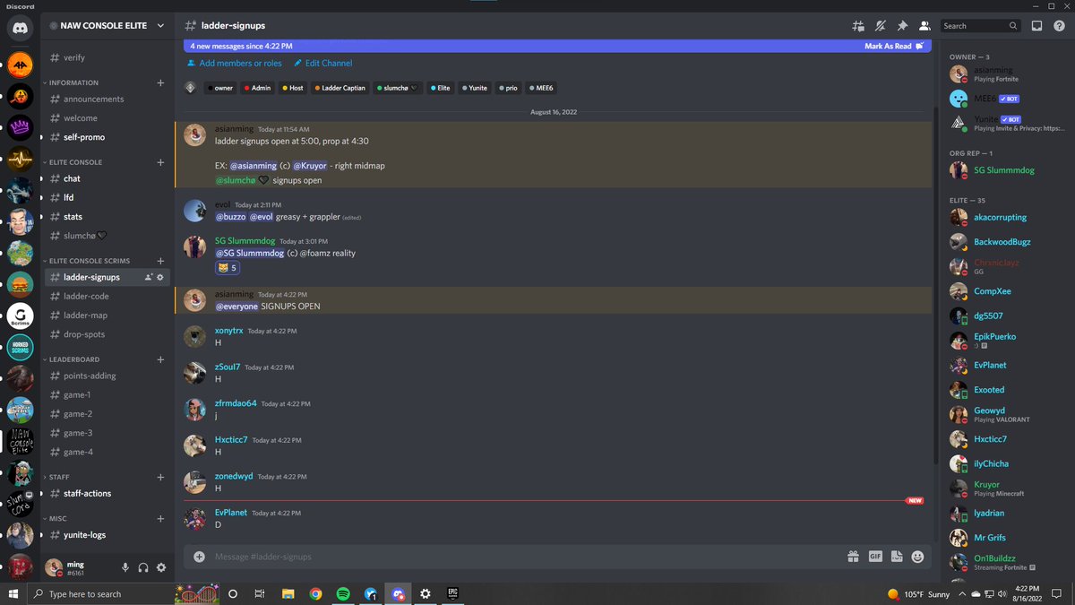 NAWCnsoleReport's tweet photo. SIGNUPS ARE NOW OPEN. DM @asianmingg IF YOU STILL NEED AN INVITE FOR THE ONLY WEST SCRIMS https://t.co/LKlUDvjmEV