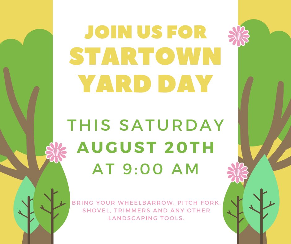erinhalsey's tweet photo. We would love to have you join us this Saturday! @startowntigers https://t.co/V3grJb8kc0