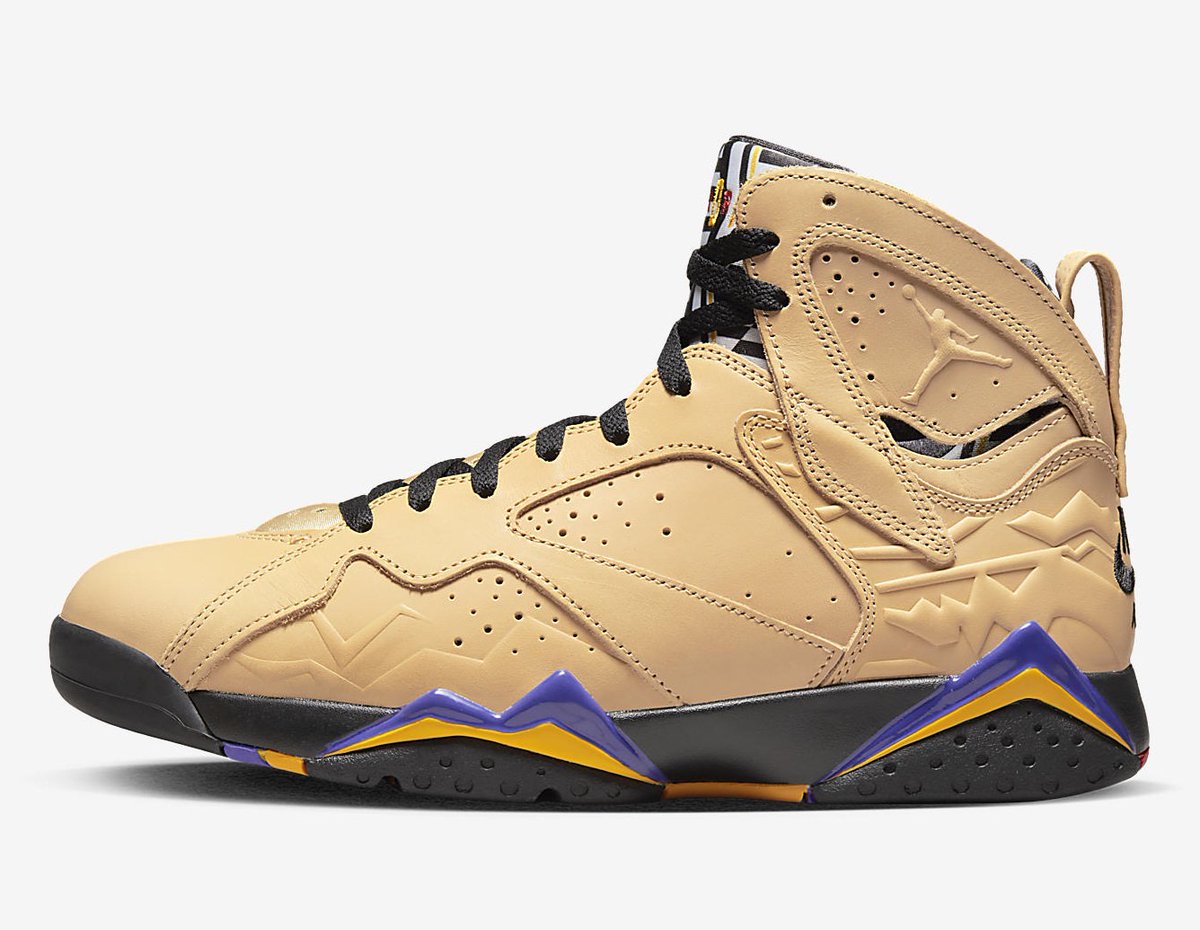 ModernNotoriety's tweet photo. Air Jordan 7 "Afrobeats" pays homage to the music of West Africa https://t.co/EPDD5z9t9l https://t.co/UySnR884tv