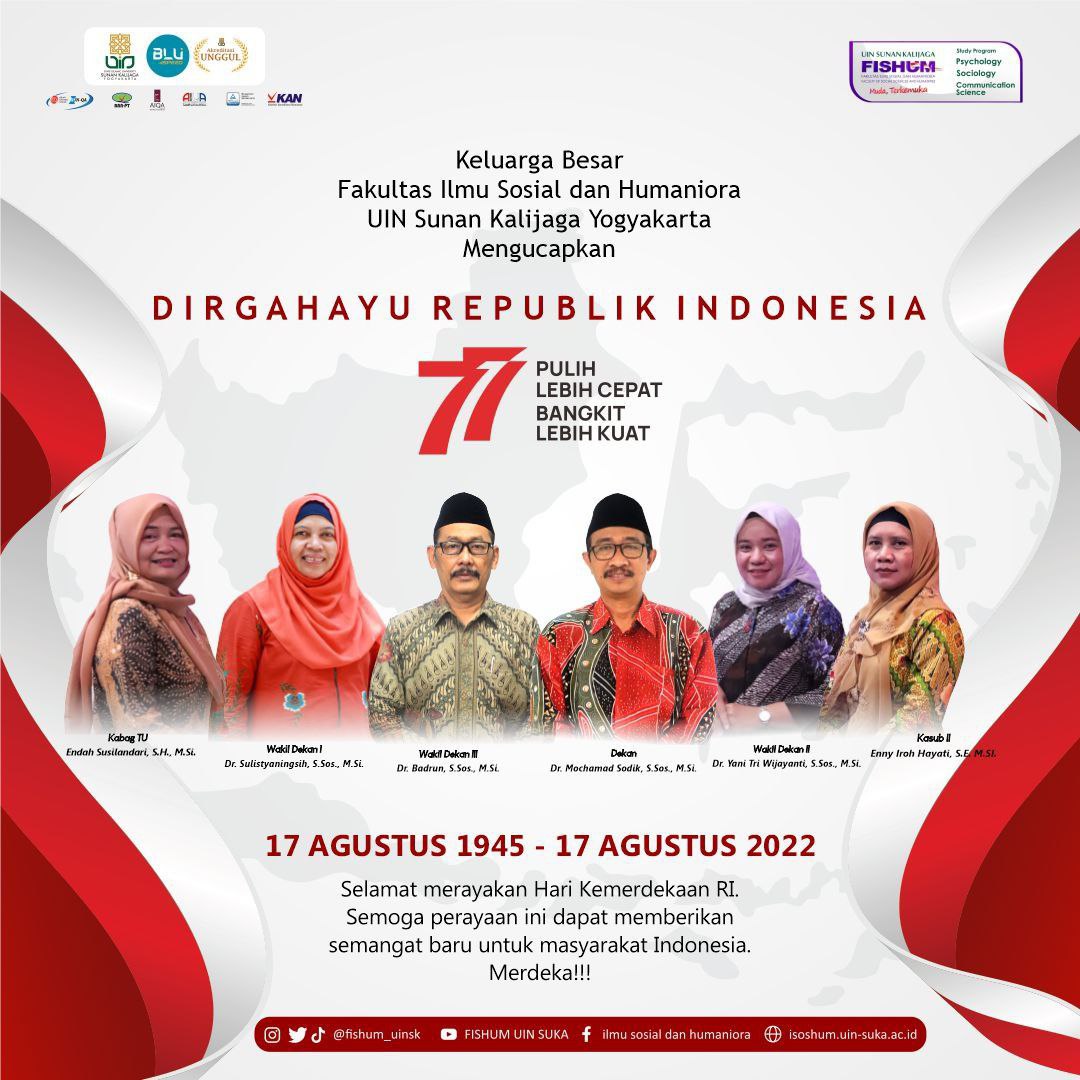 FishumUIN's tweet photo. Indonesia merupakan bangsa yang kaya akan keragaman budaya dan bahasa. Kita patut bangga menjadi bagian dari bangsa ini. Maka semangat perjuangan dari pendiri bangsa harus kita teruskan. Meskipun dalam bentuk yang berbeda.

#fishum #uinsk #hutri77 #MenjadiIndonesia https://t.co/t7QbqIFVRq