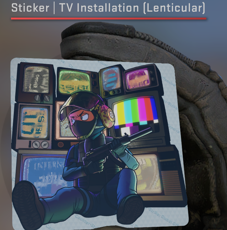 Da ist das Ding! :O

#csgo #sticker #birthday #capsule