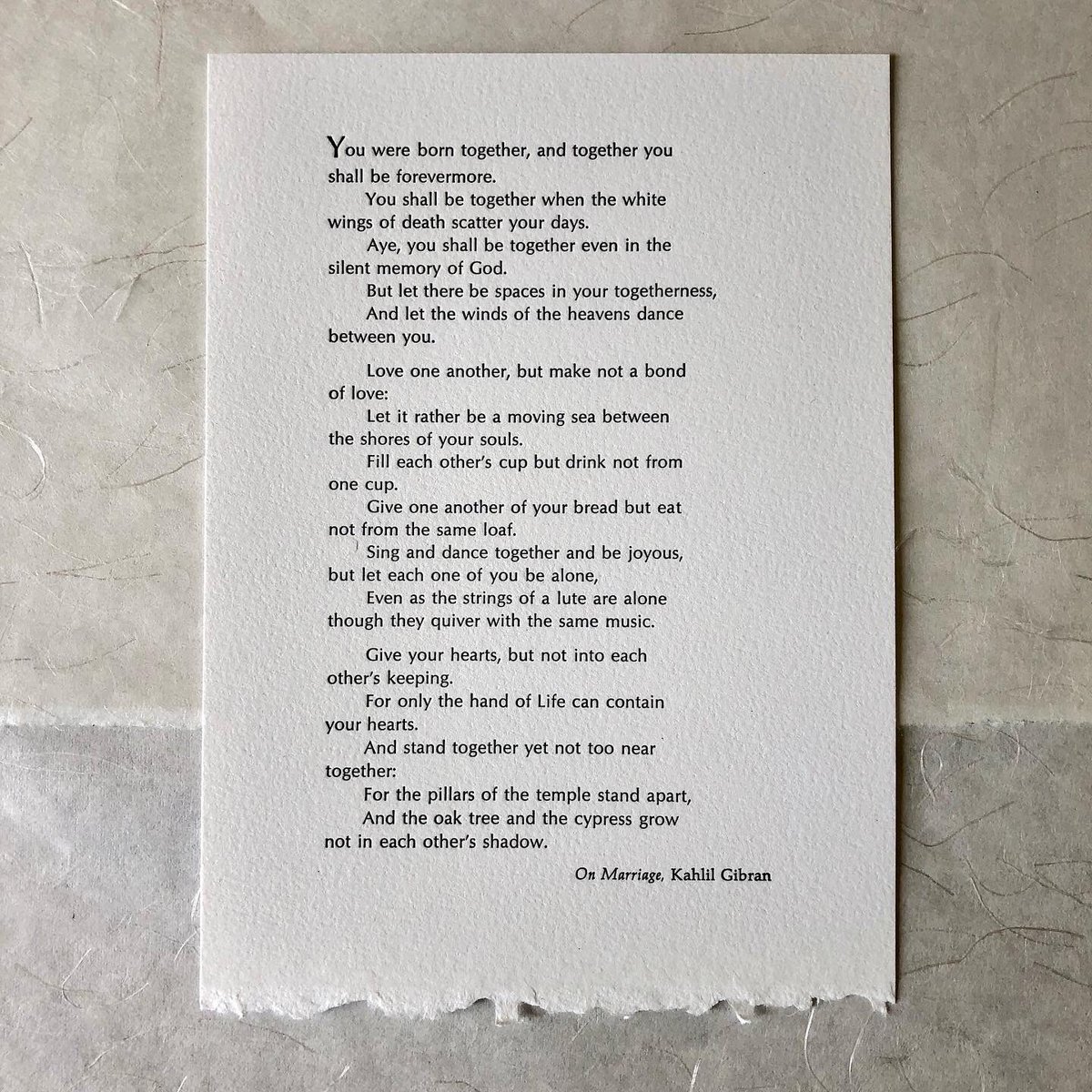 cyclesprefect's tweet photo. An extremely sweet &amp; good paper anniversary gift to get to put together :))

Kahlil Gibran, On Marriage https://t.co/lh8raZSxVq