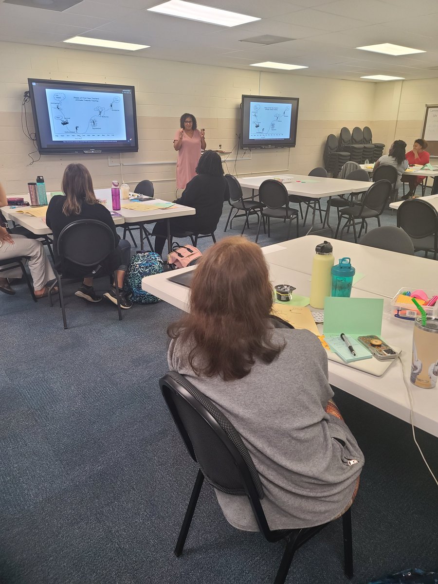 HCSInduction's tweet photo. @Work_The_Math trains our newly-appointed @HamptonCSchools mentors! #weareHCS #TLHCS https://t.co/vXwsMoRrGS