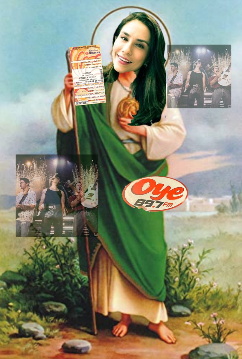 Dan_GH21's tweet photo. @OyeOnlyFriends @Oye897 @Oyeminerva #QuisieraPoder Ganarme boletos para los Jonas Brothers 🥺🍀🥰🥰 ya lista mi  San Minerva🥰 https://t.co/IAhhTDCTgA