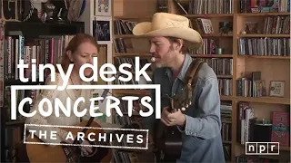 nprmusic's tweet photo. No. 45 of #1000TinyDesks: Dave Rawlings Machine and Gillian Welch 

“One of you left your bass tuner behind. We still have it if you want it back.” — @NPRobin https://t.co/bh6ydOEQOx https://t.co/q9RackRJAw