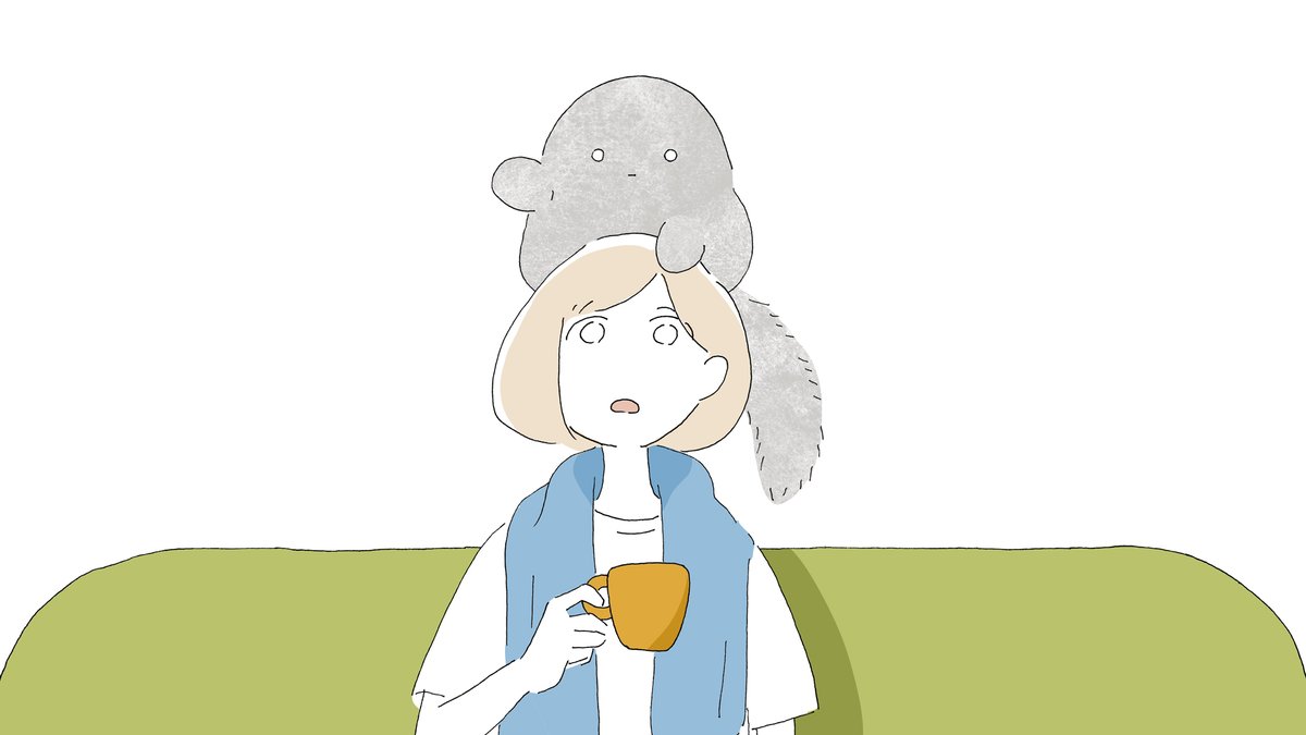昨日放送された もやもやパラダイム のもやもやさんキャラクターデザインと 番組内 カシワイのイラスト 昨日放送された もやもやパラダイム のもやもやさんキャラクターデザインと 番組内 カシワイのイラスト