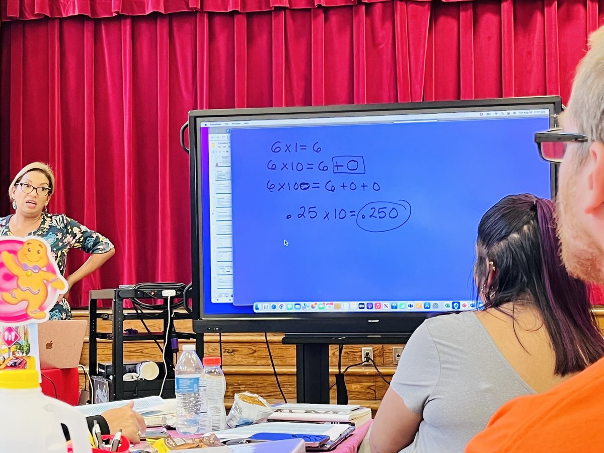 marisolibueno's tweet photo. Gained a wealth of content area knowledge from the one and only, Ms. Dana from @Vontoure_Math! Always my favorite! Ready to implement all these math strategies in the classroom @CorneliusElem. 🐾 I am committed to building my students’ #mathesteem 🧮➕➖➗✖️🟰 https://t.co/qhiUvjzSsM