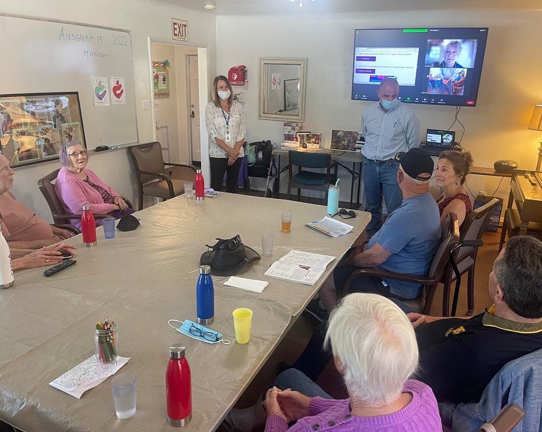 CAP_slo's tweet photo. Thank you, Jimmy Panetta, for stopping by CAPSLO’s main office and the Adult Day Center yesterday! We appreciate your time and support! #capslo #slocounty #communityactionworks https://t.co/hxK5cfUOm4
