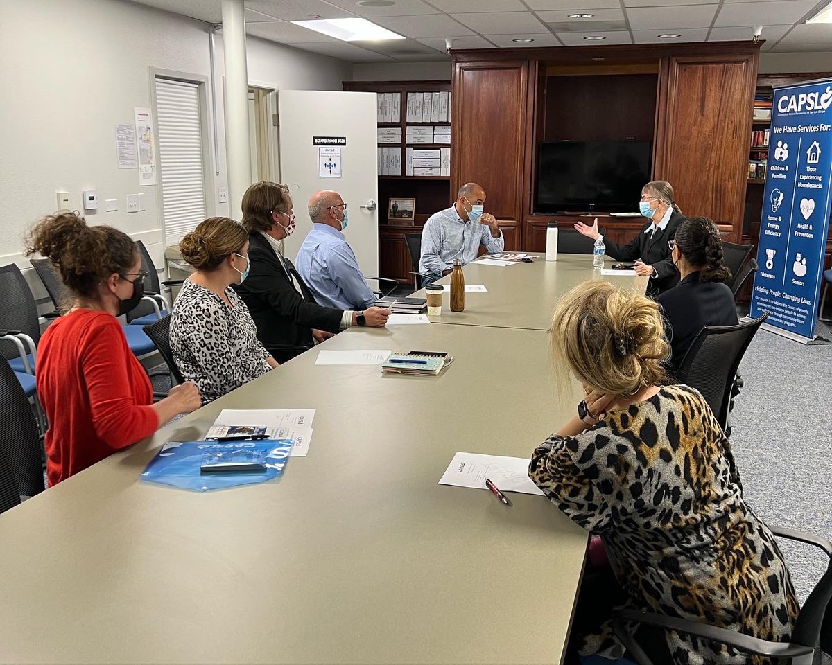 CAP_slo's tweet photo. Thank you, Jimmy Panetta, for stopping by CAPSLO’s main office and the Adult Day Center yesterday! We appreciate your time and support! #capslo #slocounty #communityactionworks https://t.co/hxK5cfUOm4