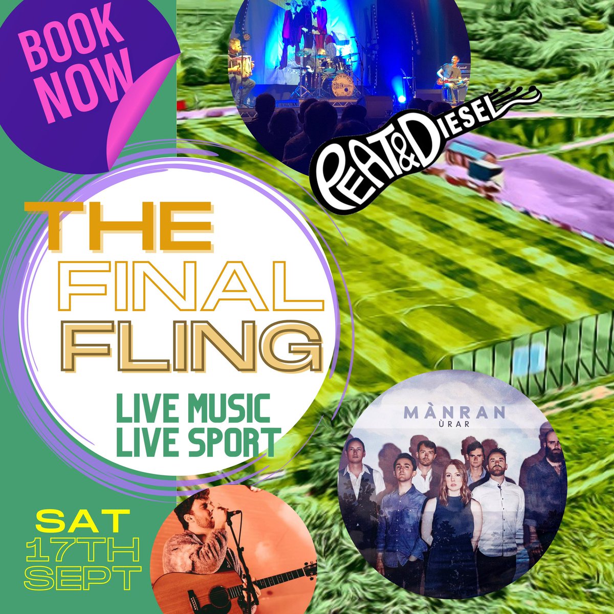 finalfling2020's tweet photo. Countdown to the Final Fling!!
Following the @tulloch_homes Camanachd Cup Final with @KCamanachd &amp; @LovatShintyClub join us for a party on the pitch! Live music from @peatanddiesel @ManranOfficial @KeirGibsonMusic 

Tickets are selling FAST 🔥 get yours now! #shinty #camanachdcup https://t.co/M9cyLYBqRL
