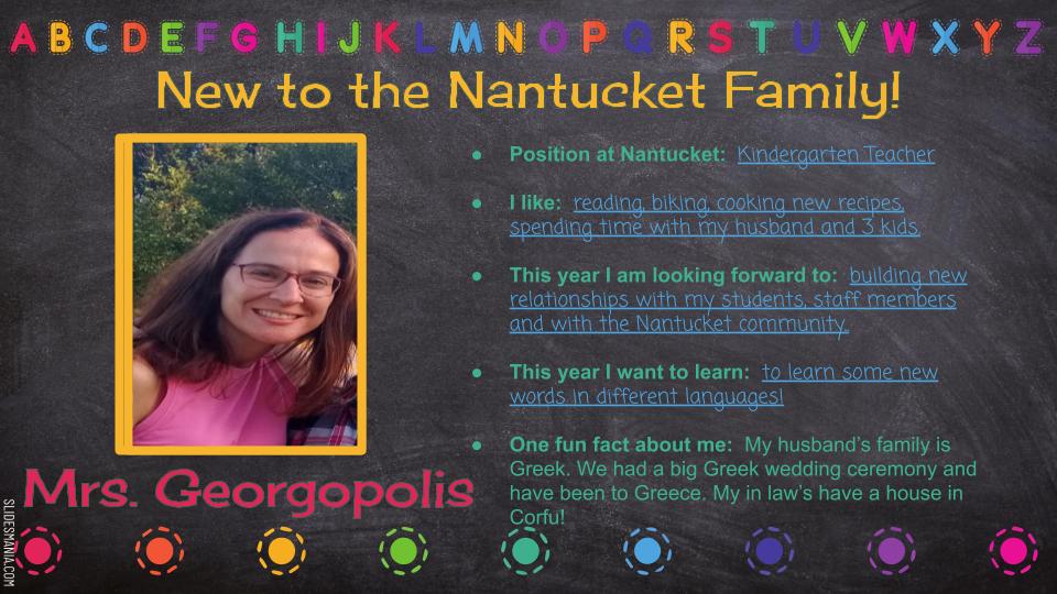 Nantucketaacps's tweet image. With a new year comes some new Starfish to the family!  Join us in welcoming Ms. Garner, Mrs. Georgopalis, and Mrs. Kitchin.