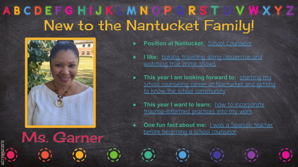 Nantucketaacps's tweet image. With a new year comes some new Starfish to the family!  Join us in welcoming Ms. Garner, Mrs. Georgopalis, and Mrs. Kitchin.