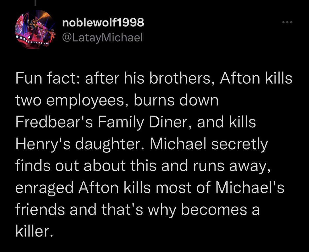 sloppydweet's tweet photo. I think I found Scott Cawthon’s burner account https://t.co/iYocmTJU3t