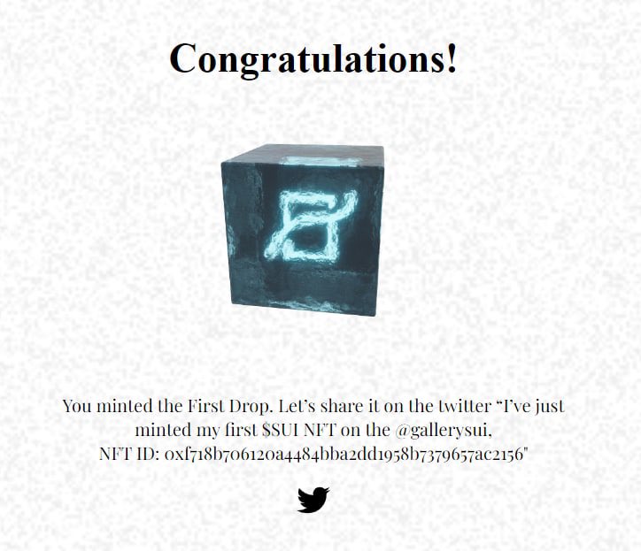 vik_torey's tweet photo. @GallerySui I’ve just minted my first $SUI NFT on the @GallerySui, NFT ID:0xf718b706120a4484bba2dd1958b7379657ac2156 https://t.co/YVf4JIiCBN