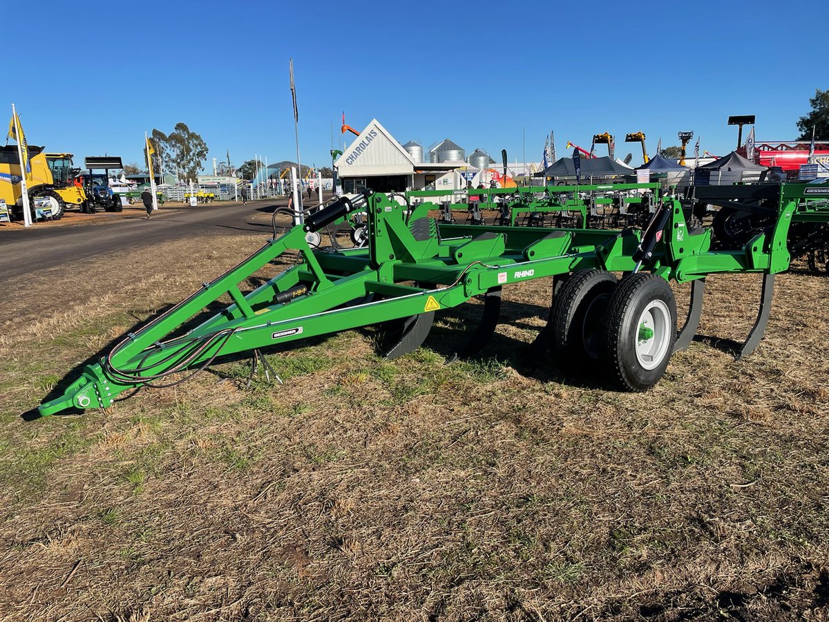 GessnerInd's tweet photo. These photos were sent through before the gates opened this morning for Day 2 at Ag Quip, Gunnedah.  We've got plenty of Gessner broad acre and row crop machines on display. https://t.co/84wHBZjeOr