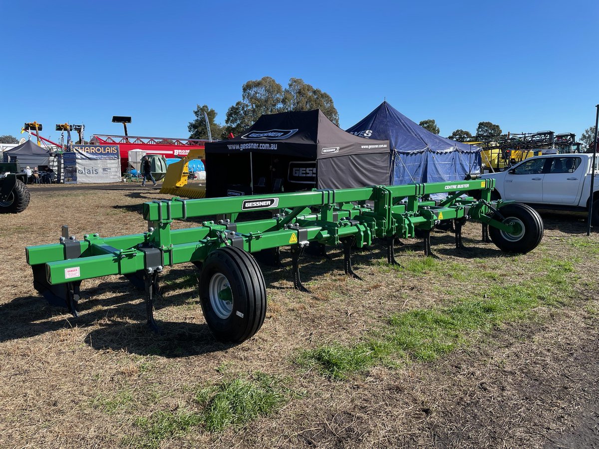 GessnerInd's tweet photo. These photos were sent through before the gates opened this morning for Day 2 at Ag Quip, Gunnedah.  We've got plenty of Gessner broad acre and row crop machines on display. https://t.co/84wHBZjeOr
