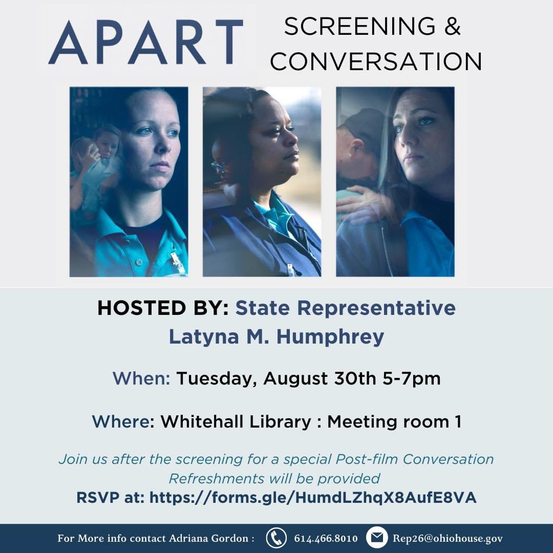 I Am Social Change. Are You? This event will be held from 5-7pm at Whitehall Library (4445 E Broad St) Ohio has one of the largest populations of women in prison in the US. Since 1980 women in prison has grown by 800%. Most are moms. RSVP docs.google.com/forms/d/e/1FAI… <a href="/latynamhumphrey/">Rep. Latyna M. Humphrey</a>