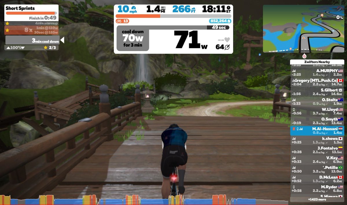 MustafaSabrPath's tweet photo. Nothing like getting my home cardio while also yelling at my son to not climb my book shelf
#LevelYourselfUp #NoExcuses #Zwift #BeBetter @GoZwift https://t.co/Ge6aGuXydl