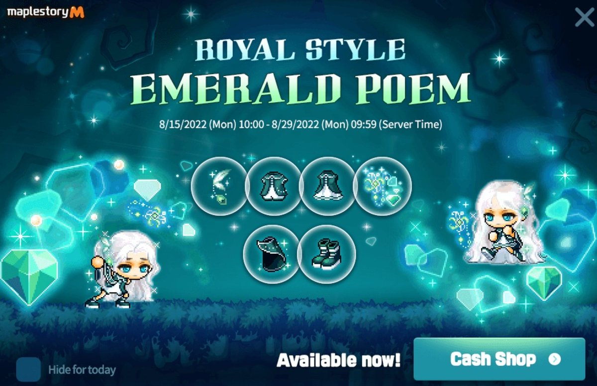 xRhiee's tweet image. 我好运拉到! 可是... 我需要钱 😅 #MapleM