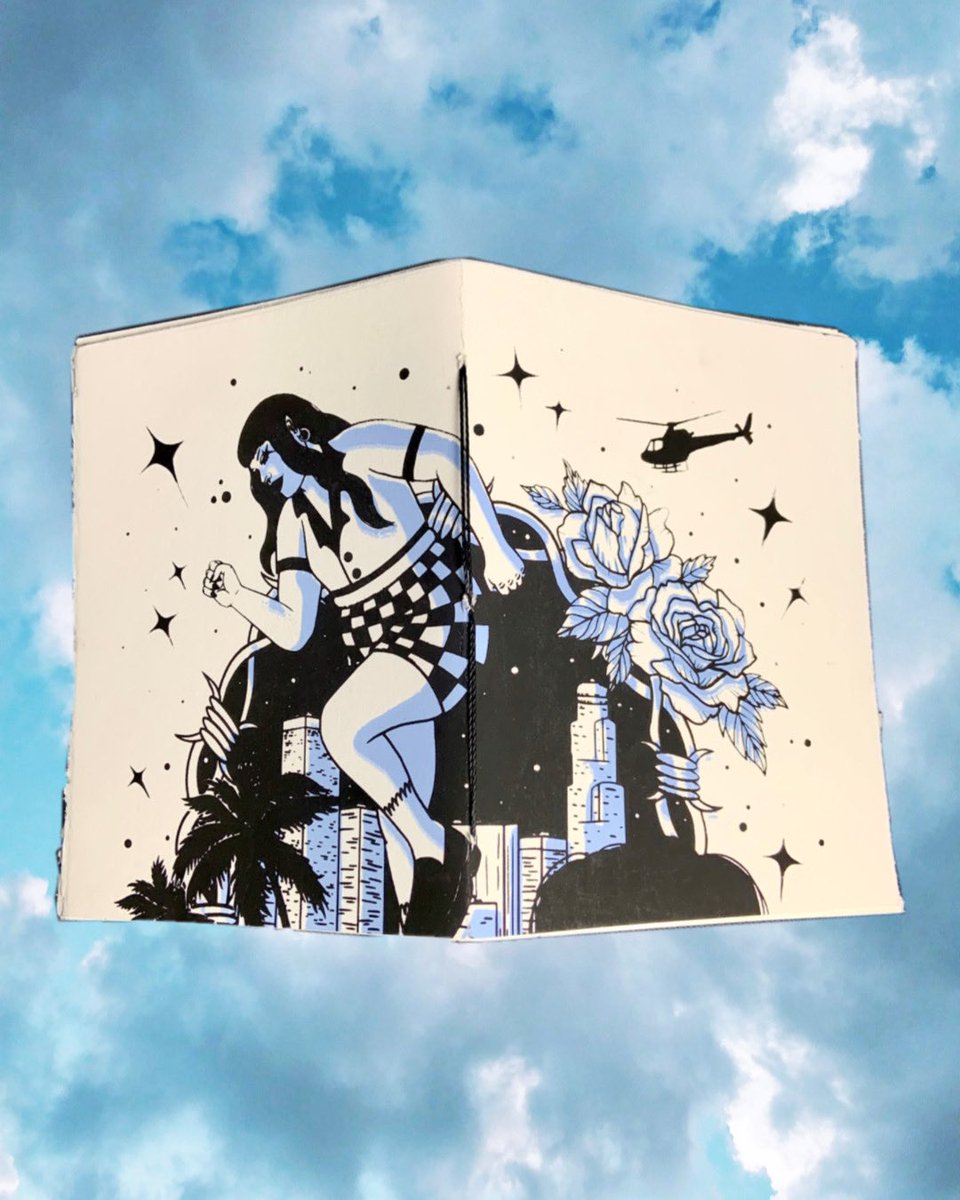 laschicaspelig's tweet photo. Handmade sketchbooks using my screenprint misprints are on my shop! I have limited amounts of each design. Free shipping using “FREESHIP23” code :) https://t.co/JtlS5v7Uyp https://t.co/tm7nFuSiWU