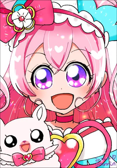 デリシャスパーティープリキュア キュアプレシャス#8月お絵かきチャレンジ  Day17 