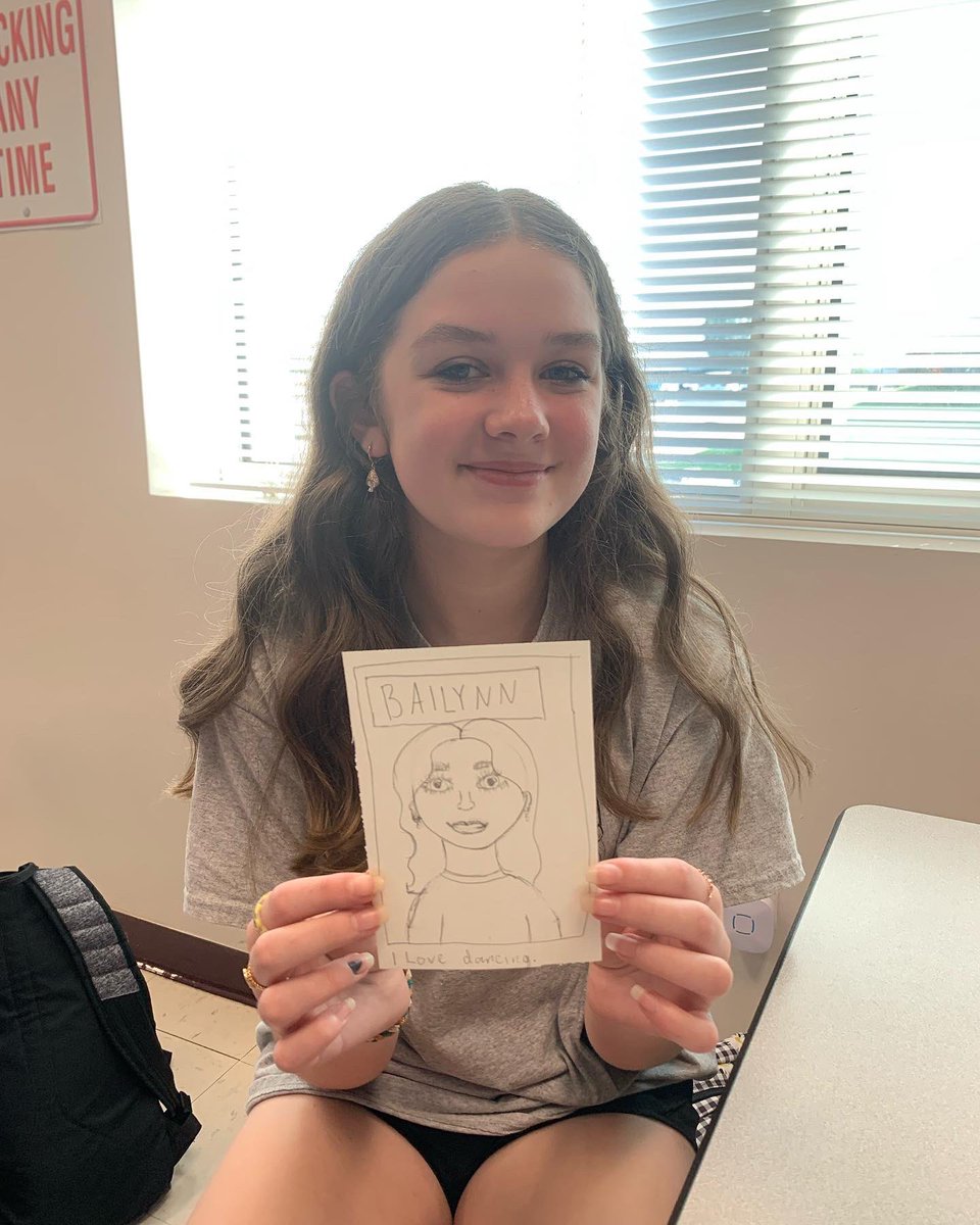 McNairMiddleSch's tweet photo. Getting to know our peers through Artist Trading Cards #mustangsrun #rockitout #RUNWeek @ms_mccartney https://t.co/4jvccPmkFh