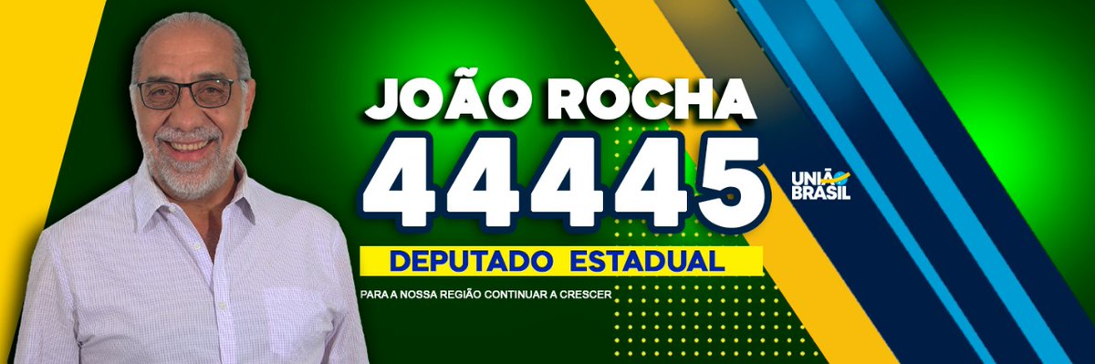 Quem for de São Paulo e ainda não tiver candidato estadual, votem em João Rocha!