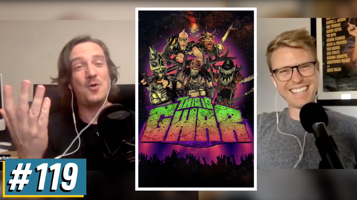 Curiositynesstv's tweet photo. In ep. 119, I'm joined by Scott Barber, director of This is GWAR
In the documentary, Scott follows the heavy metal band GWAR, through its early days coming up through the late '80s to near-commercial success, including dark times and triumph over adversity
https://t.co/nw7ZL2ykSe https://t.co/4l6hmo5eRe