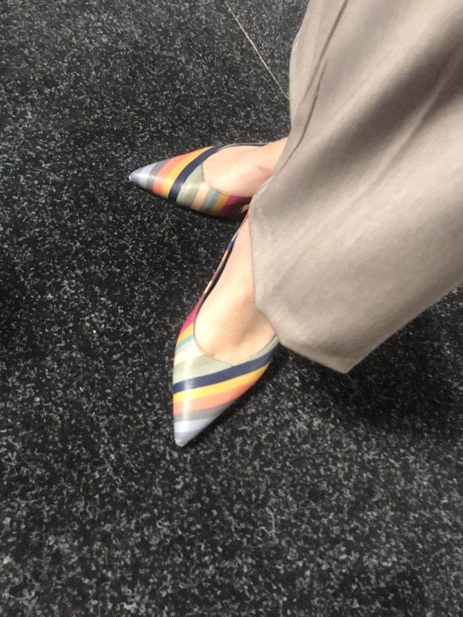 crewmojo's tweet photo. Check out yesterdays shoe mojo …. Bought to you by @crewmojo . See what we did there. Seriously though loving meeting all the amazing people attached to these shoes #ahriinc #shoessofahri https://t.co/hVvXFrBQ5h