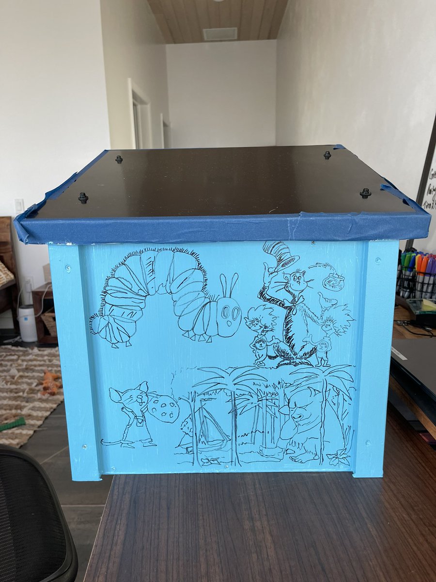 GrizCalderon's tweet photo. One of our weekend projects in the ๐ง๐ธ Bahamas.
Making a Little Library for the kids there. Canโt wait to open it up for them.
#mylittlelibrary #littlelibrary #books #read #Bahamas #eleuthera #kidsbooks
@jamesbuchanan27 @RileyCalderonB1 https://t.co/VYU2l6Jfqh