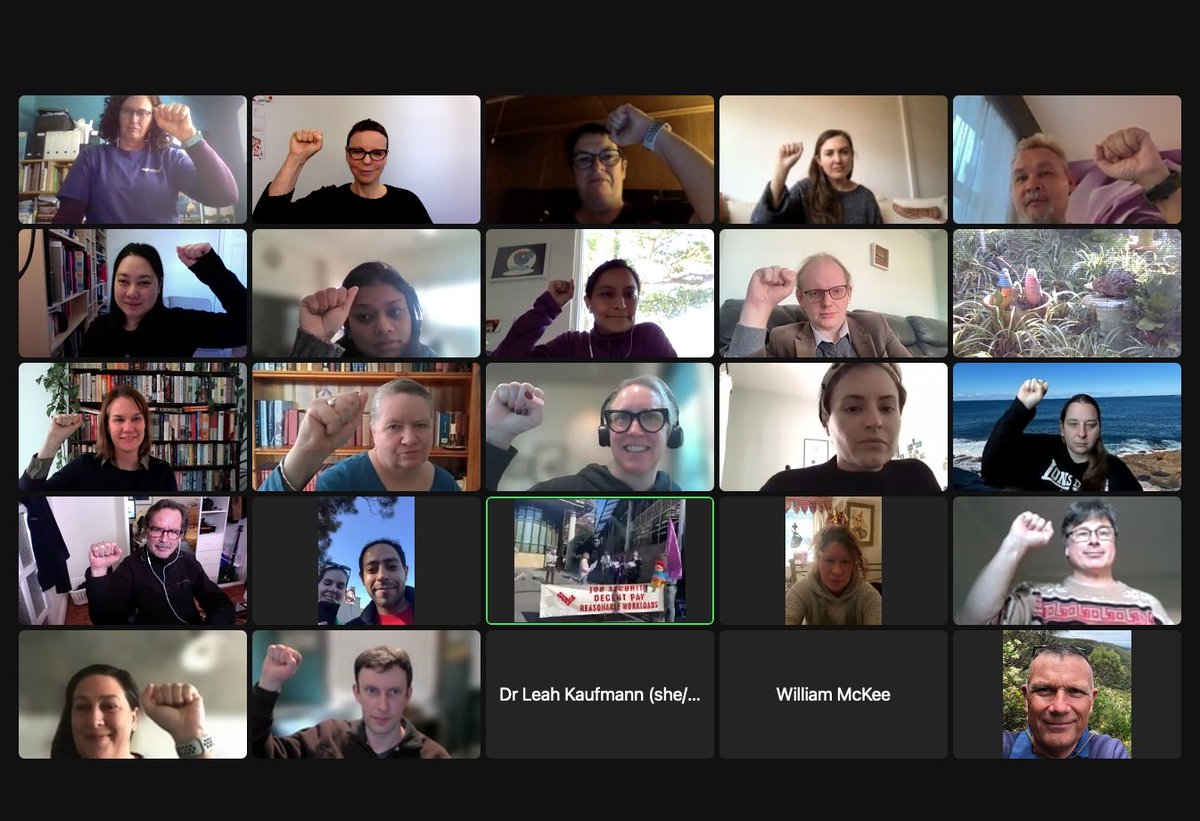 Digital #Usydstrike picket going strong @USYDEBA2021 @CasualsUsyd join us actionnetwork.org/events/nteu-us…