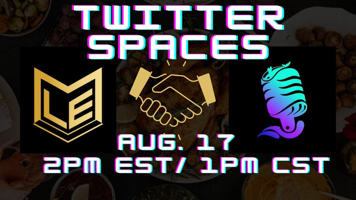 LEMetaversity's tweet photo. Big Spaces tomorrow on @ThePod__ , tune in to ask questions and discover the next big NFT projects! Excited to hear from @Adam_Tehc @Pixels_so @MixMobOrigin 

Long term vision and execution, W.A.G.E on! 

🍽 Aug. 17 | 2PM EST | 1PM CST 🍽 https://t.co/GlVxiNd7YU