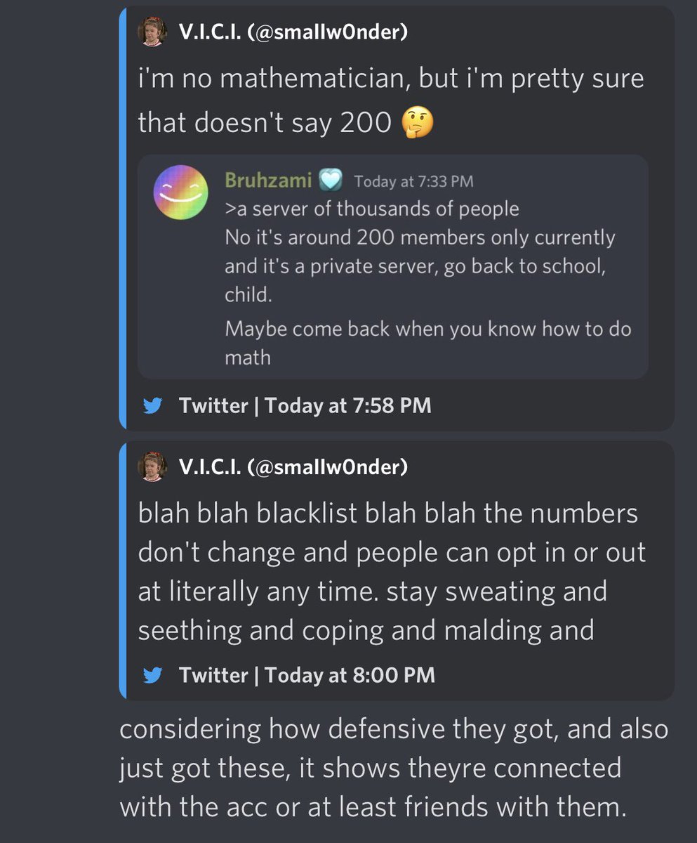 YBFServerLeaks's tweet photo. Not evidence related, so I do apologize for those looking specifically for those kinds of screenshots, however I feel like this is something I should address.
As humorous as this is to watch, I am not associated with this individual. I am simply one of the numerous [cont.] https://t.co/rds5F0DCSo