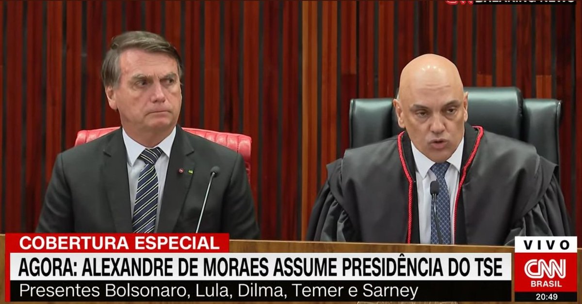 O discurso de Alexandre de Moraes só não foi perfeito na sua indireta-direta porque faltou a expressão "Certas pessoas..."