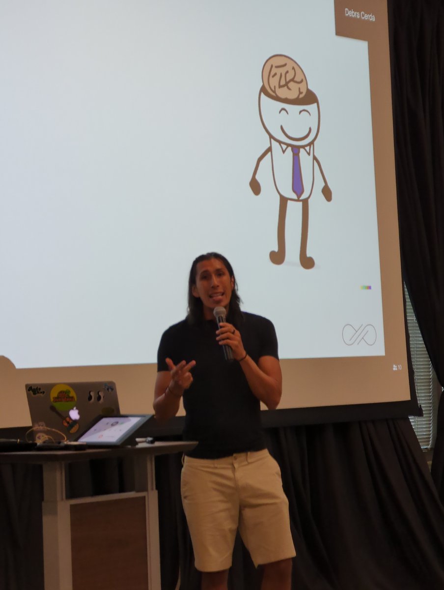 behemphi's tweet photo. .@jjruescas1 telling #cloudaustin we need to recover between sprints.
Why?
Agile principle - Agile processes promote sustainable development.
The sponsors, developers, and users should be able
to maintain a constant pace indefinitely.
Thx for the reminder https://t.co/yUQQlb0vEt