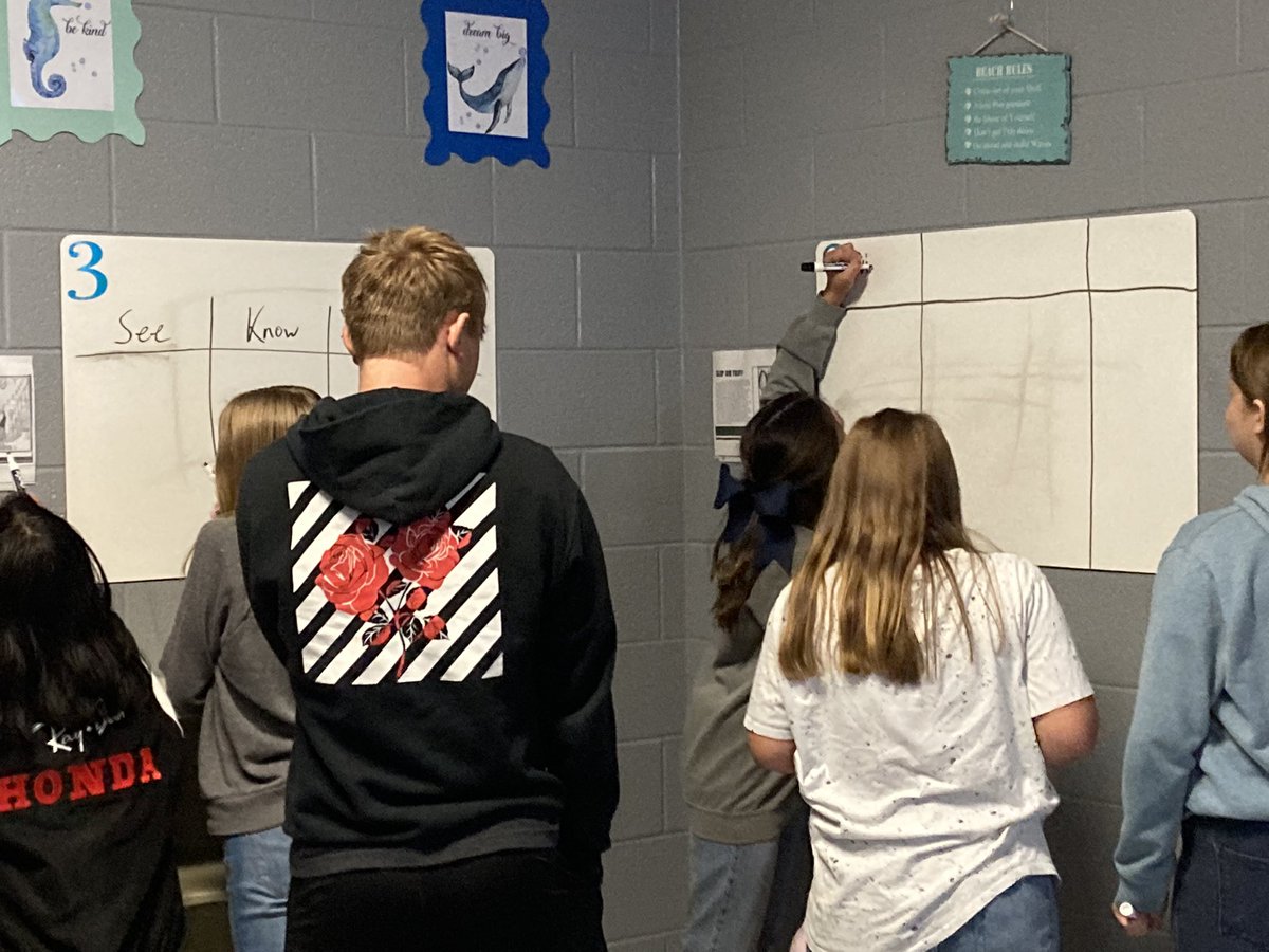 rsmsjamesp's tweet photo. First 7 days- 15 books read among my students. Group discussion, evidence, inferences and student buy-in. Nothing better than #RCSELAVisioninAction and #40bookchallenge. #BetterTogether @RSMSKNIGHTS https://t.co/yGV9LtoSYi