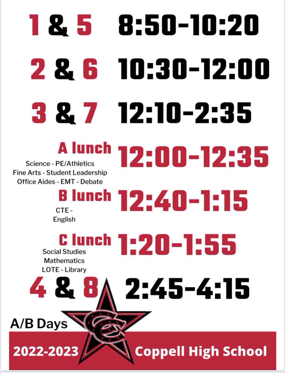 🏫 Coppell High School 📚 tweet media