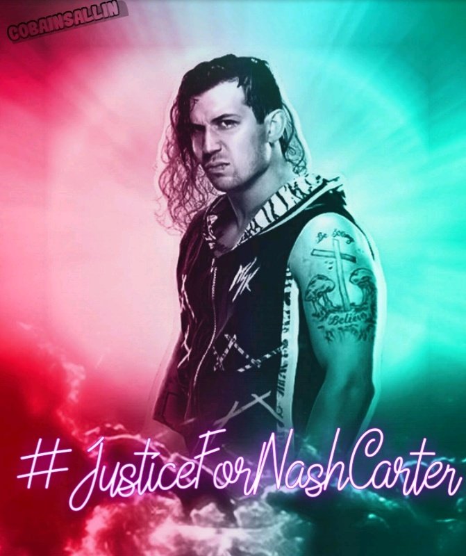 Cobainsallin's tweet photo. 👇🏻💚🖤🤘🏻 #JusticeForNashCarter #MSK #WWENXT https://t.co/nLiujA6IcZ