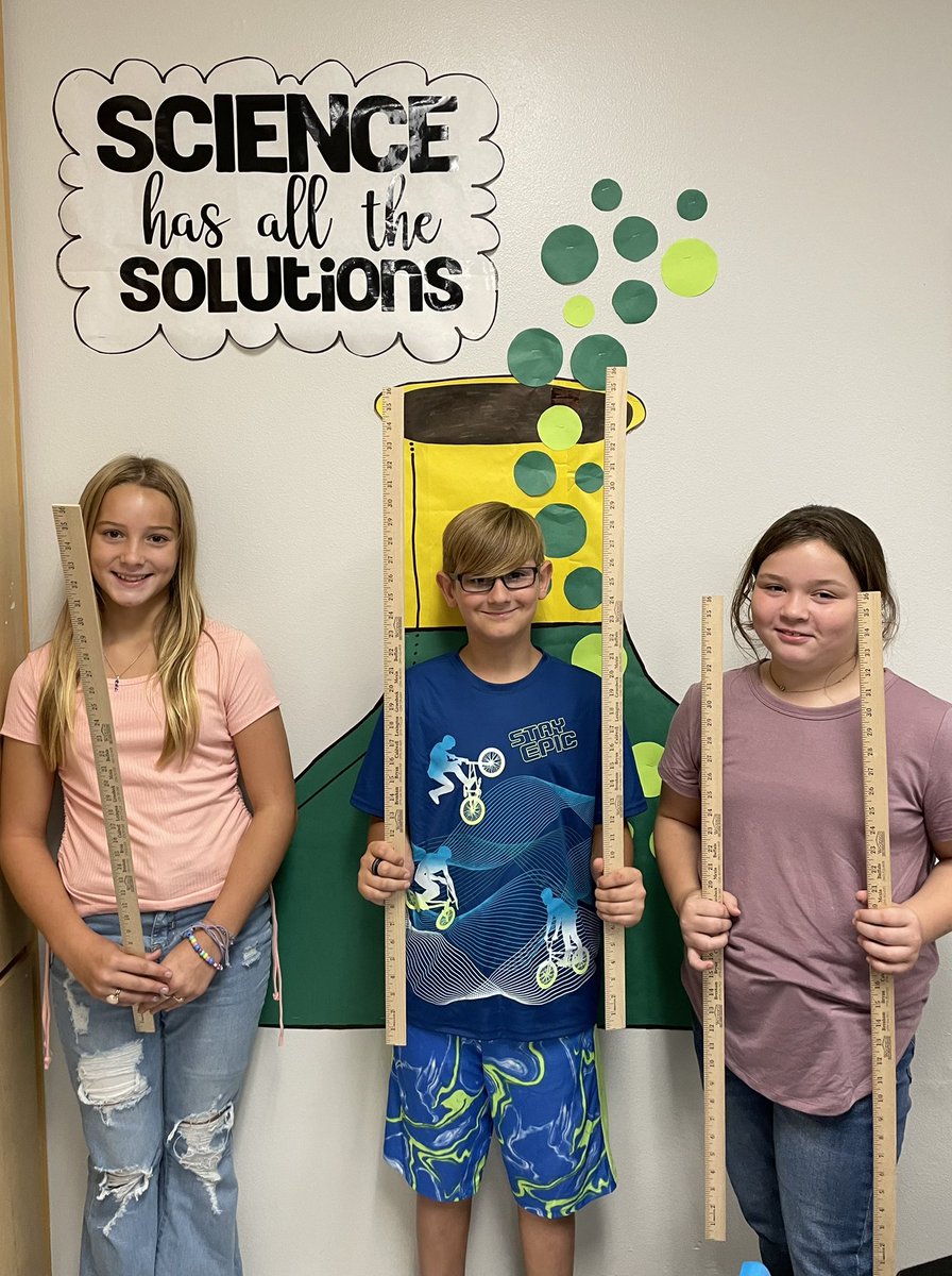 Here’s a shout out to James Pieper at Woodson’s Lumber in Caldwell, TX. The students and I are so grateful for the yard stick donation! <a href="/CaldwellProud/">Caldwell ISD</a> #CaldwellProud