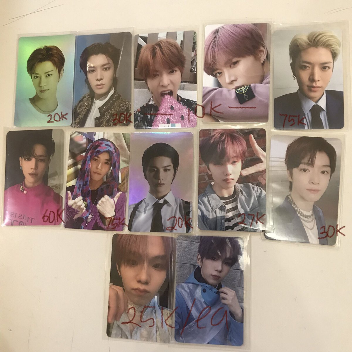 shirukamoment's tweet photo. WTS / want to sell lfb 

—🛒🛒 Photocard NCT
Price on pict. Bisa keep event with dp, kalo take sekarang aku kasih diskon. Proof/condi by dm aja🫶🏻

T. Wts wtb pc yuta sg22 favourite dicon bumn taeyong sticky favourite sg21 jisung hot sauce sungchan resonance shotaro universe https://t.co/wvJ552j8LY