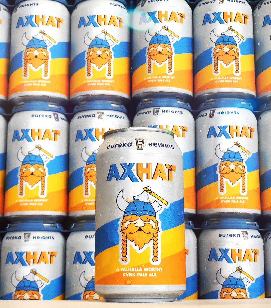 😭 😭 Posting all the crying emojis to the demise of our noble, Kviek Pale Ale. We grievously sent out our LAST batch of AxHat, so stock up to savor every last drop. We brewed a proper sendoff, a 10.8% Hoppy Imperial Norwegian Farewell, releasing at our Anni party, don't miss it.